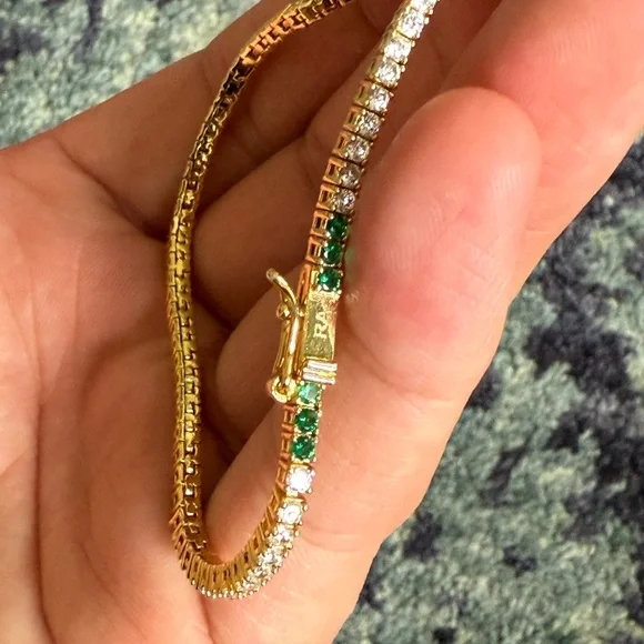 Roxanne Asoulin Gold Plated Rally Tennis Bracelet - Picture 4 of 8